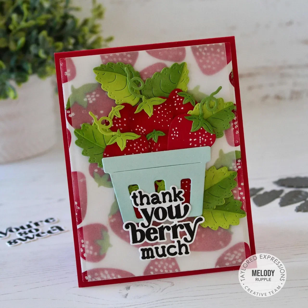 Goodly Berry Basket Sweet Big Happy Metal Cutting Dies Stamps Stencil Scrapbooking Album Decoration Craft for Paper Photo DIY