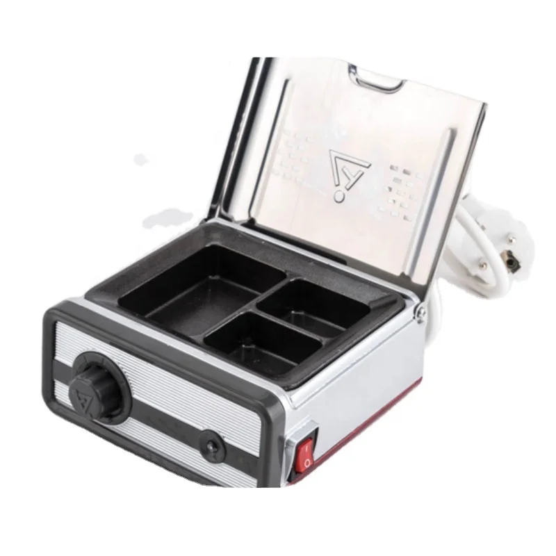 Tri-Slot Paraffin Melter dental wax heater pot used in dental lab