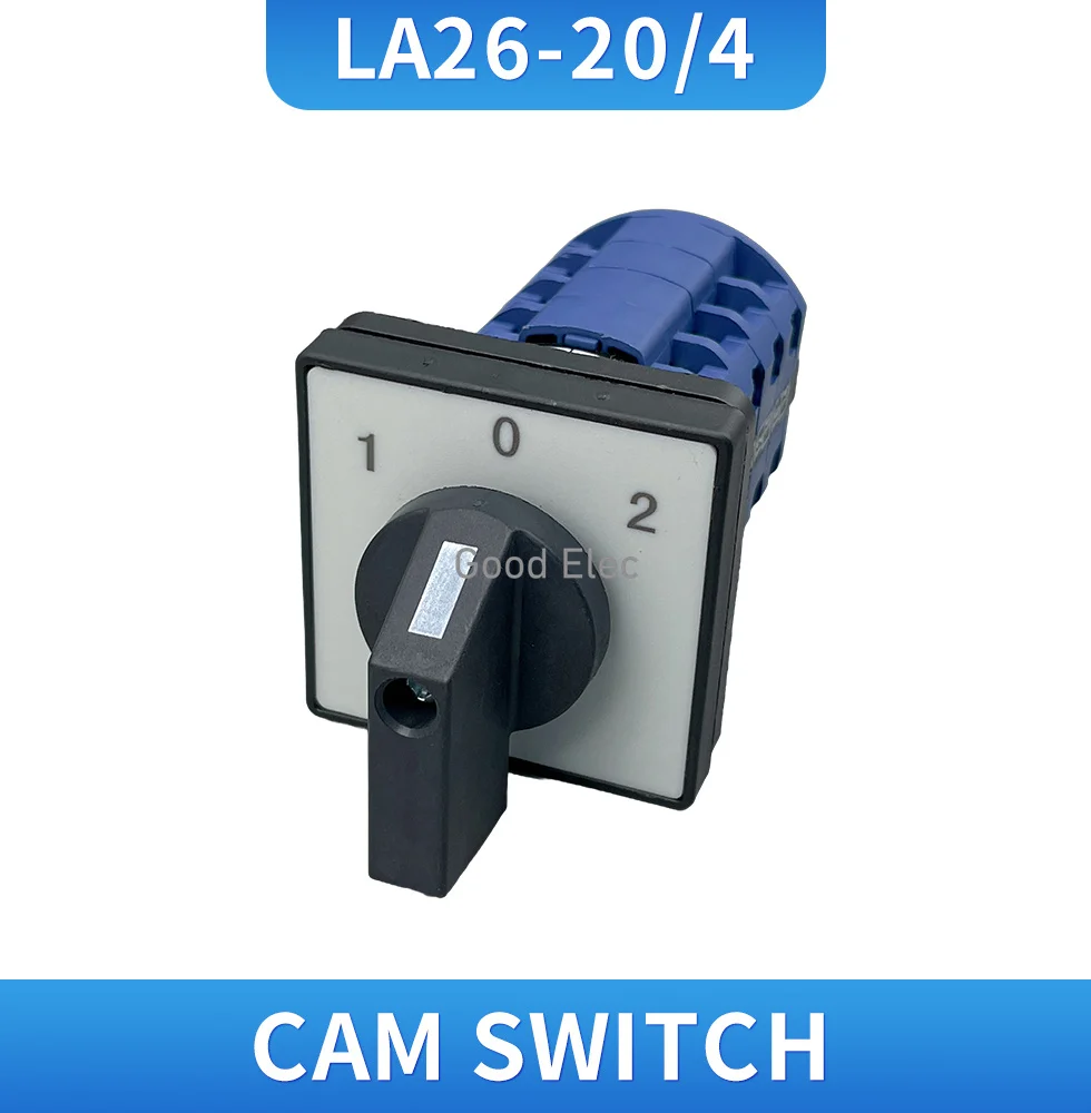 1PCS LW26-20/4 1-0-2 AC 500V 20A Universal Rotary Selector 1-0-2 On-Off-On 3 Positions Cam Changeover Switch