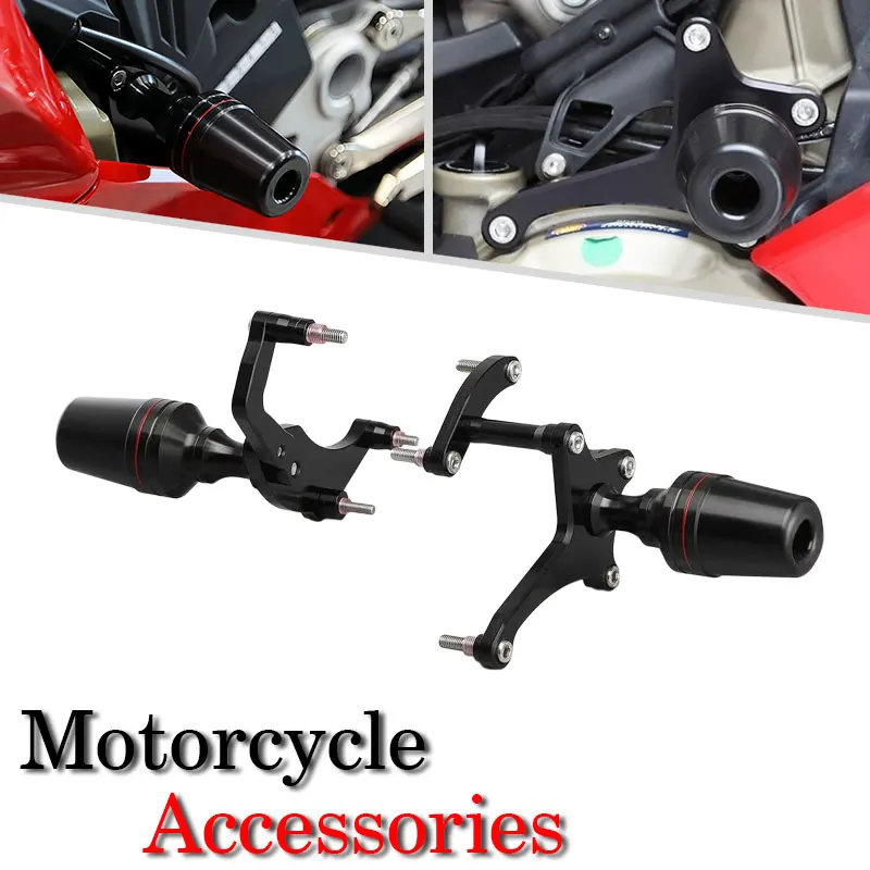 

Motorcycle Falling Protection Frame Sliders Fairing Guard Anti Crash Pad Protector For DUCATI PANIGALE V4 Panigale V4S 2025 2026