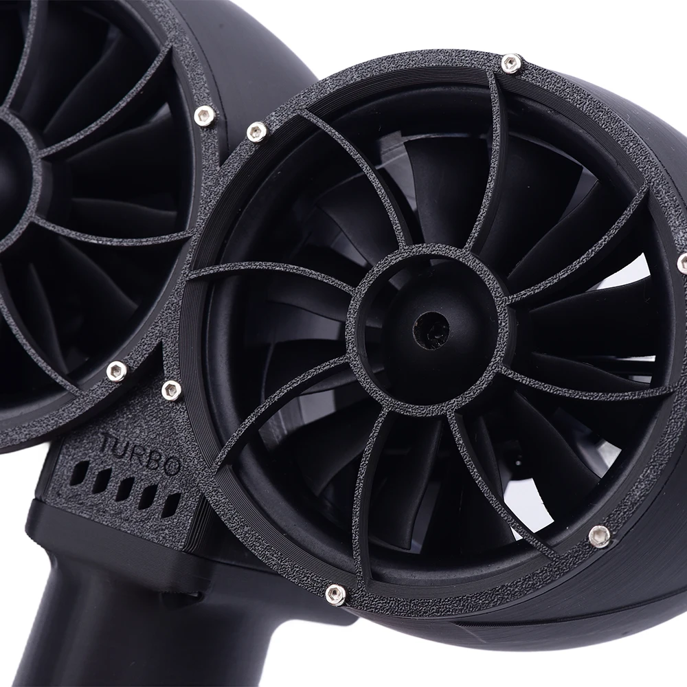 Ventilateur à Jet Turbo portatif puissant 2400W, turboventilateur canalisé de 64MM pour batterie Makita 18V/24V, souffleur d'air violent à 2 têtes pour voiture (sans batterie)