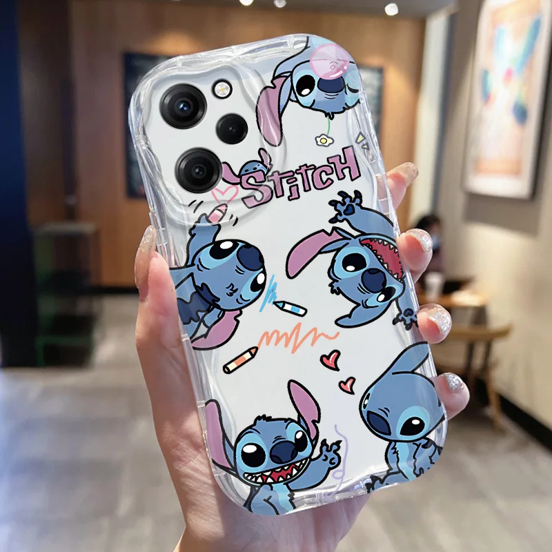 Disney Angel Stitch Cream Phone Case For OPPO A 98 95 94 93 92 79 78 76 72 60 58 57 55 54 53 52 38 S 2020 Funda Soft Shell Cover