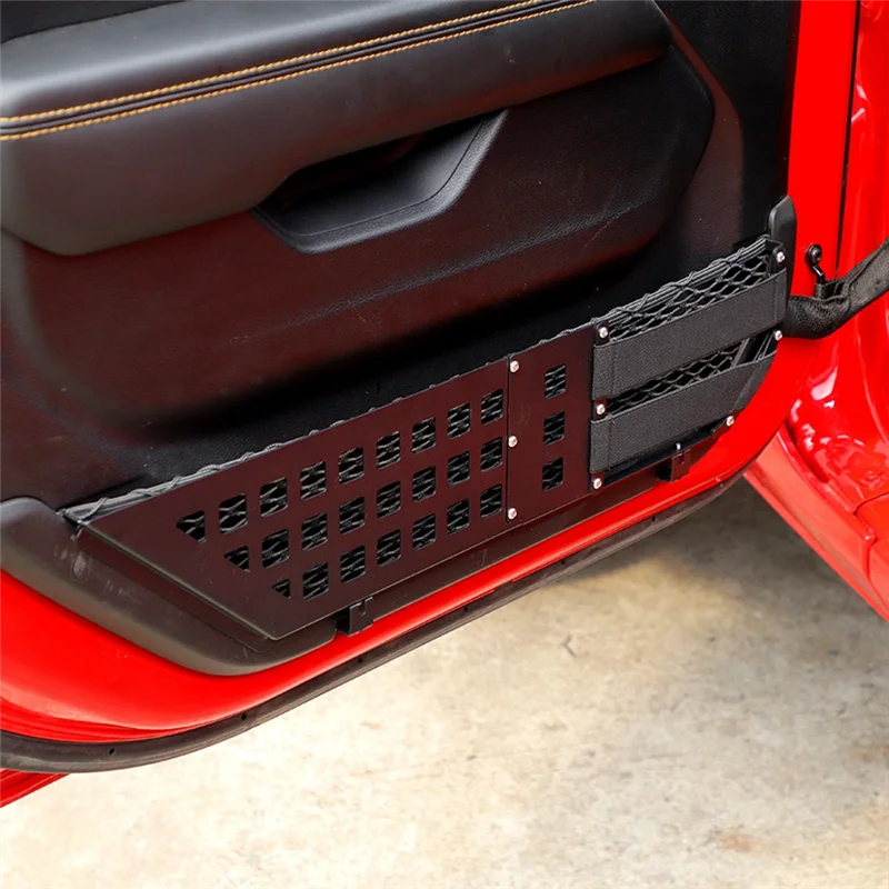 

Lasting Front Door Storage Pockets Door Side Insert Organizer Box Accessories For Jeep Wrangler JL Gladiator JT 2018-2024