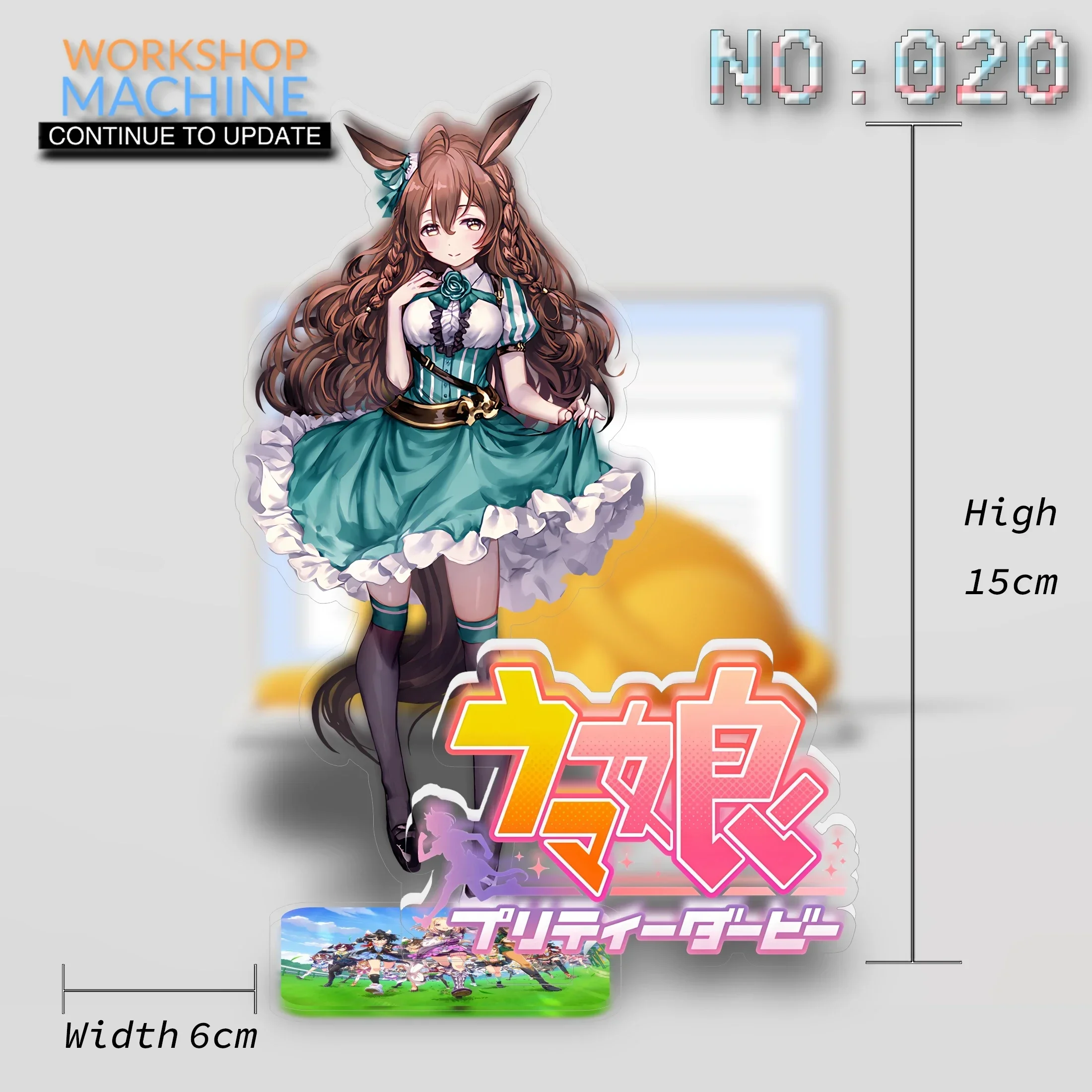 Anime Manga Desk Characters Cosplay Acrylic Stand Model Trend Exquisite Decorations Transparent Toy Uma Musume Pretty Derby 1p