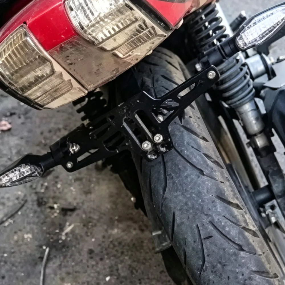 

Z750 Z800 Z400 Motorcycle Rear Tail Tidy License Plate Holder Bracket For Kawasaki Z750 Z800 Z1000SX Z1000R Z900 Z650 RS Z400