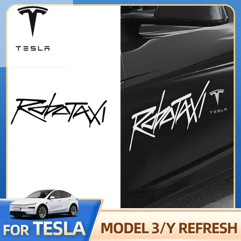 

Для Tesla Model 3 Model Y 2025 Новые Y/3 наклейки на кузов Редис Такси Персонализированные наклейки Трансграничный автомобиль Модификация автомобиля Наклейка