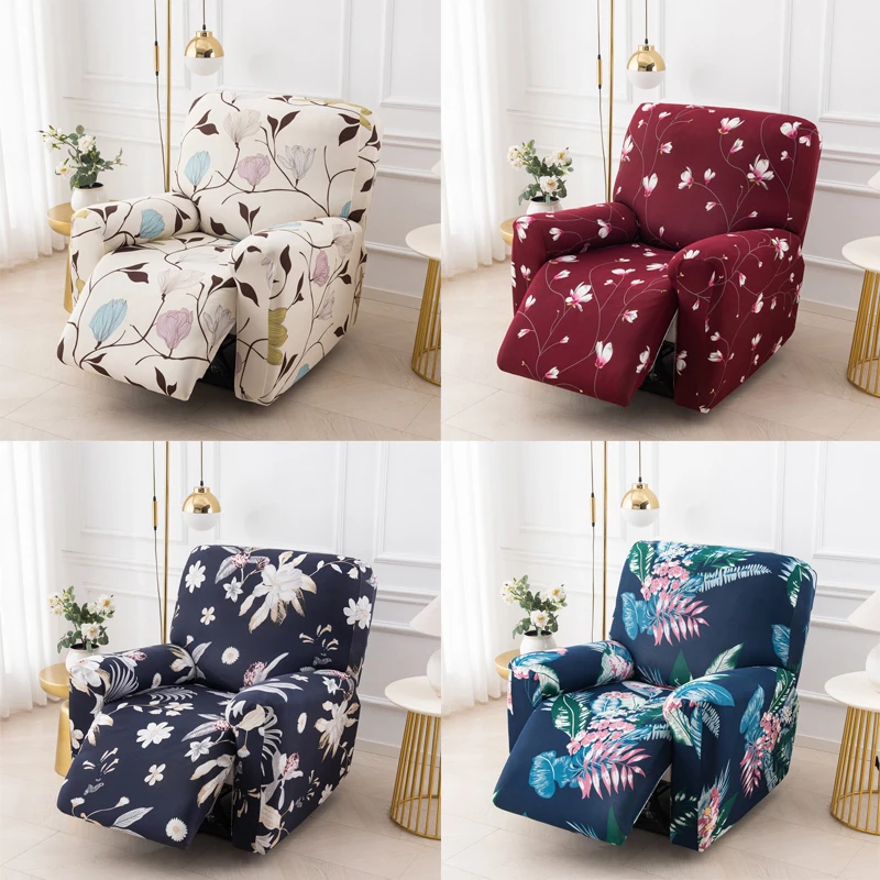 new printed 1/2/3 seat Recliner Cover stretch Couch Cover for Recliner Sofa chair Cover for Kids, Pets, Dog and Cat