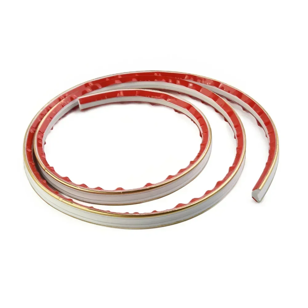 Self-Adhesive Skirting Line Flexible Foam Molding Trim 3D Decorative Wall Border Waterproof And Antifouling Home Wall Decor