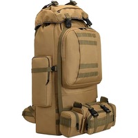 100L Camping Hiking Backpack,Molle military Tactical rucksack backpack,Waterproof Lightweight Hiking Backpack bag for men