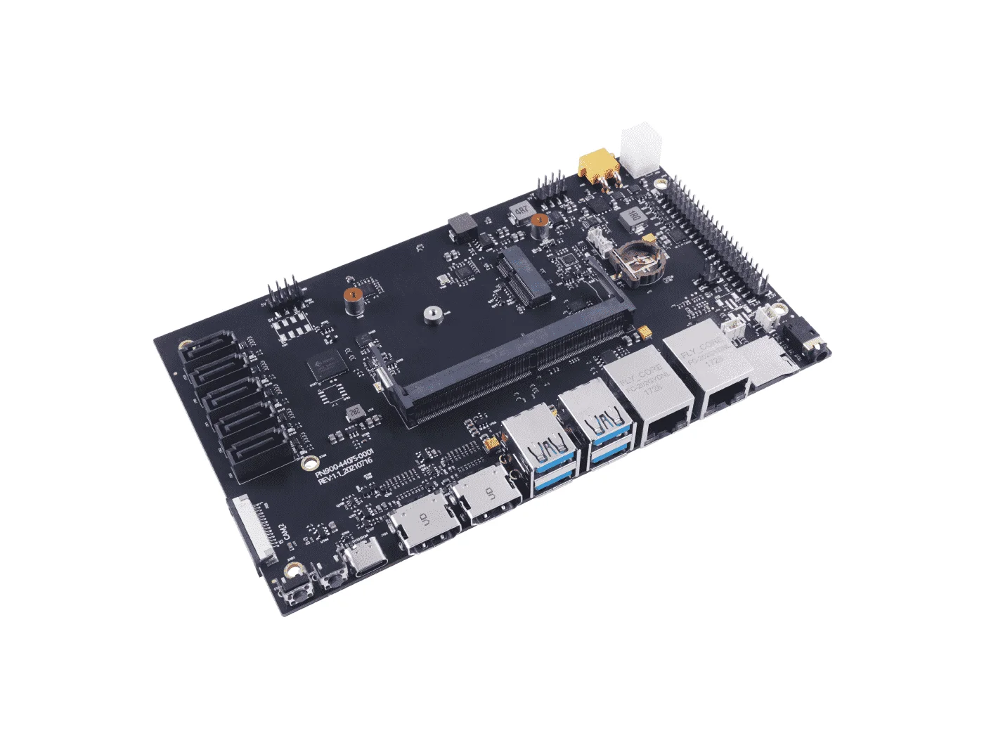 A205 Carrier Board Extension Board for NVIDIA Jetson Nano Xavier NX TX2 NX,6 CSI,5 SATA,2 HDMI,M.2 Key E,Gigabit Ethernet,USB3.0