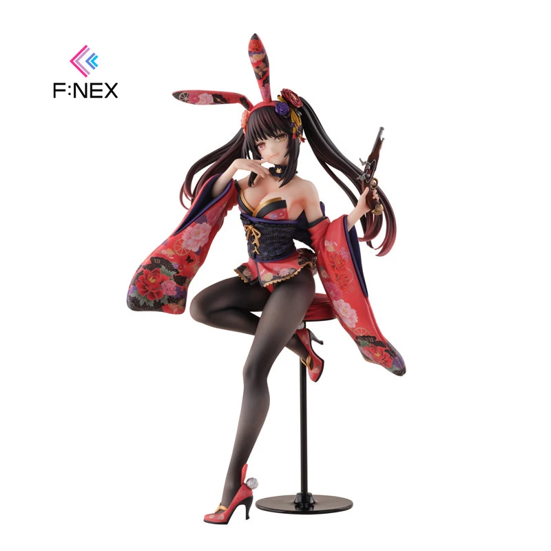 Original Anime Figure 27cm F:NEX DATE A LIVE Tokisaki Kurumi Nightmare Figuras Anime Model Toy Collectible Ornaments Gifts