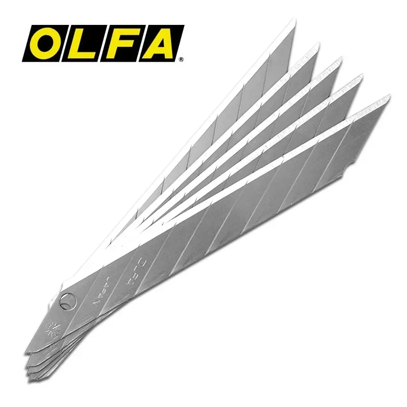 OLFA DKB-10 قطع شفرات SK2 9 مللي متر استبدال شفرة الفن القاطع سكّين متعدّد الاستخدامات 30 درجة شارب بليد ل SAC-1 LTD-01 LTD-04 LTD-05