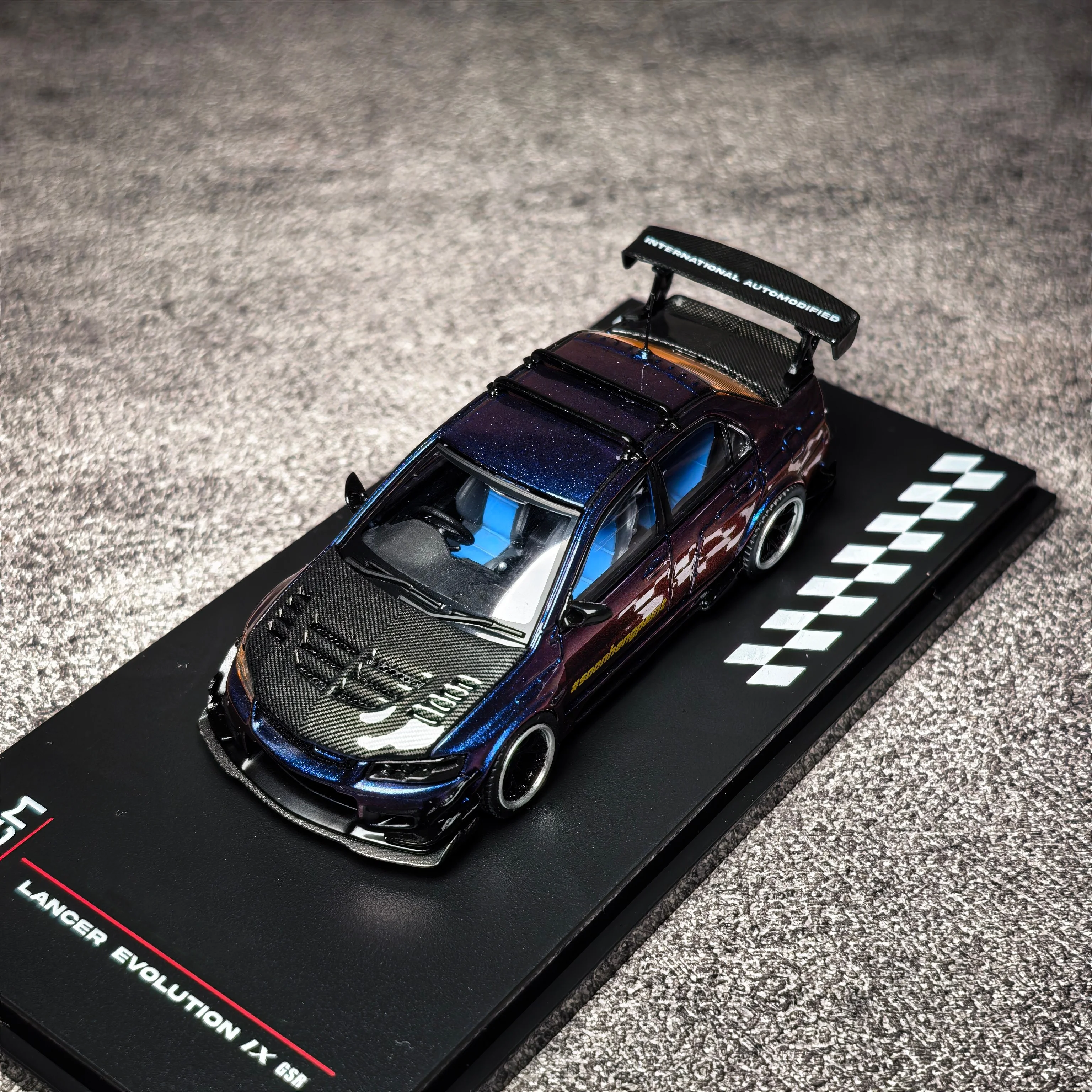 IHCM 1:64 Lancer Evolution 9. Generation GSR Modifizierte Version Legierungs-Automodell