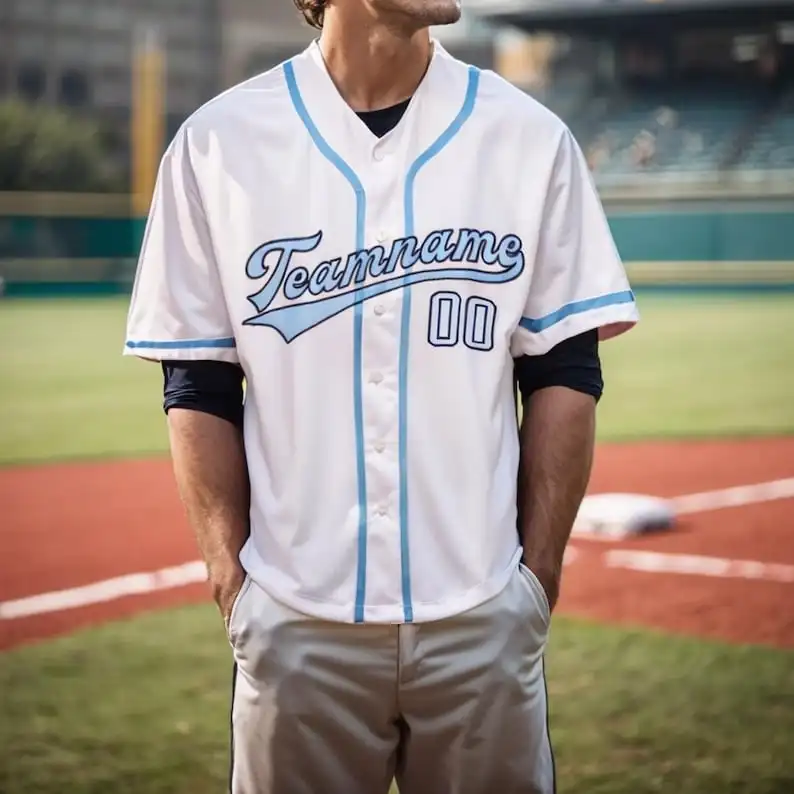 Custom Baseball Jersey with Team Name And Number, Embroidered Baseball Jersey Shirt, Jersey Uniform For Baseball Lovers