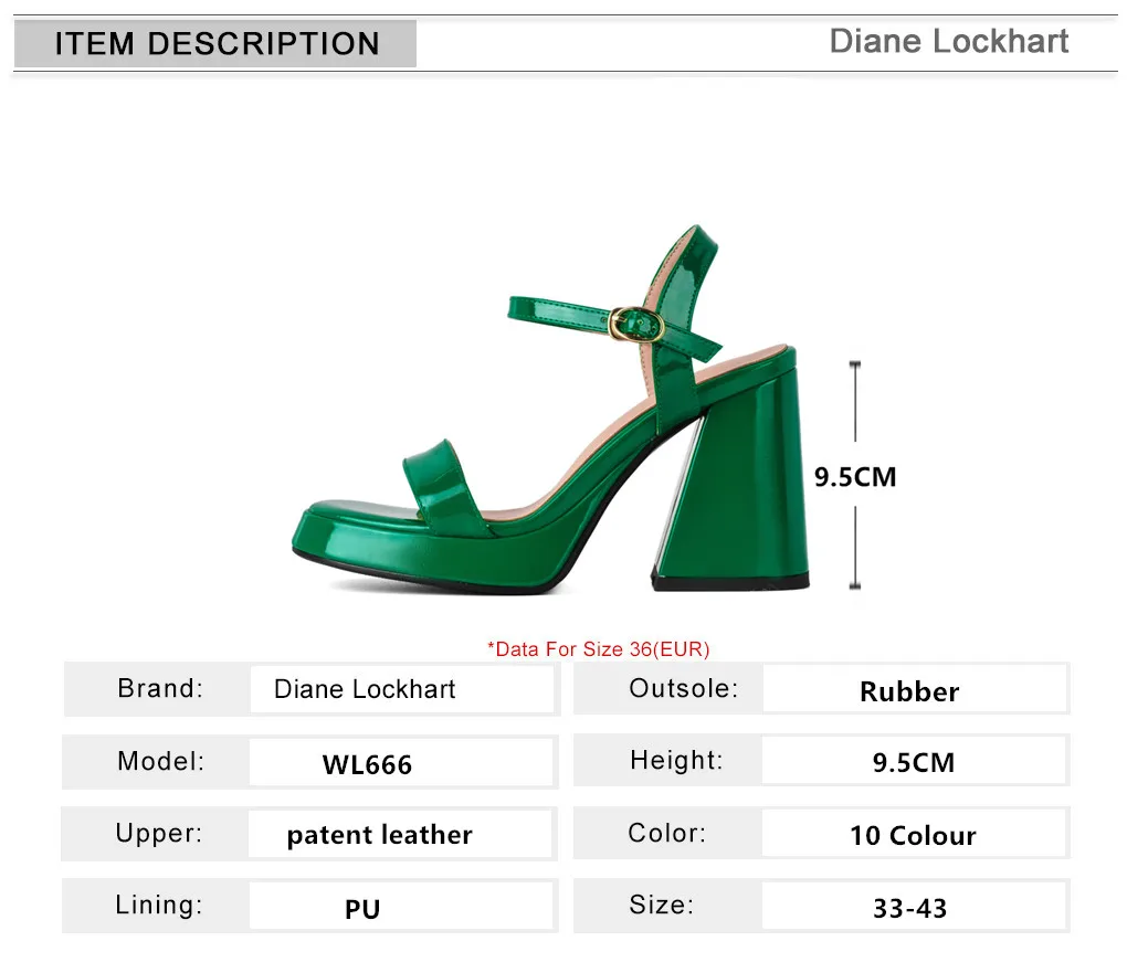 2024 Spring Summer Chunky High Heels Women Sandals Platform Ankle Strap Buckle Sandalias European Fashion Ladies Party Shoes Gre