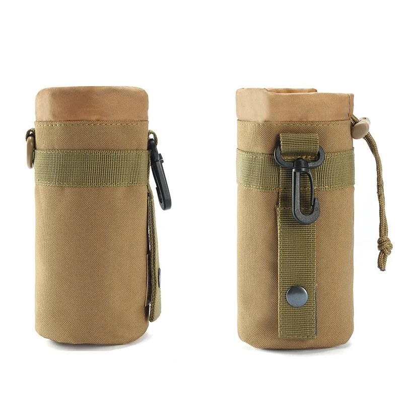 camouflage printing cup cover outdoor travel mountaineering portable cup cover multifunctional water bottle protective cover