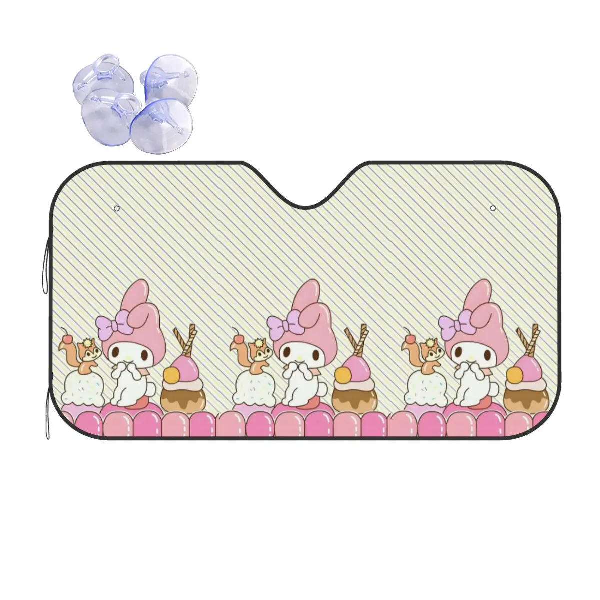 

Custom Cartoons Melody Car Windshield Sunshade Front Windshield Sun Shade Visor