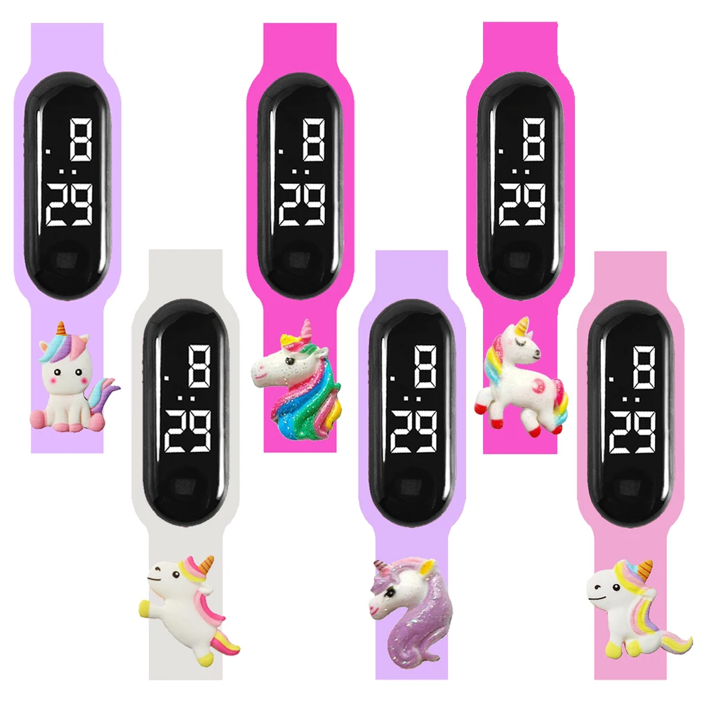 Waterproof Children Smart Watch Boy Girl Cartoon Kids LED Digital Electronic Watches Silicone Sport Bracelet Clock Birthday Gift