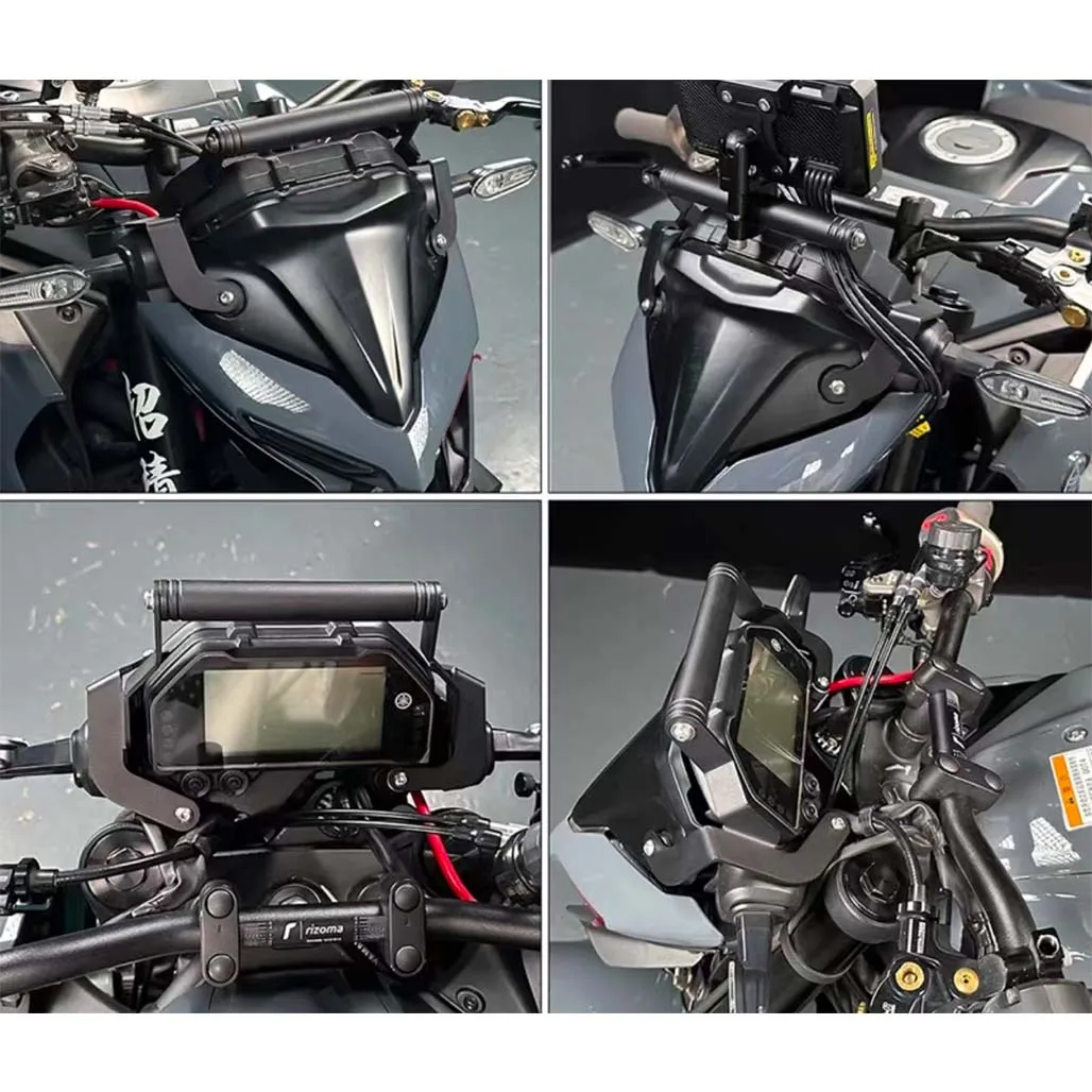 For Yamaha MT-03 MT 03 Modified windproof navigation bracket multifunctional extension rod for mobile phone bracket