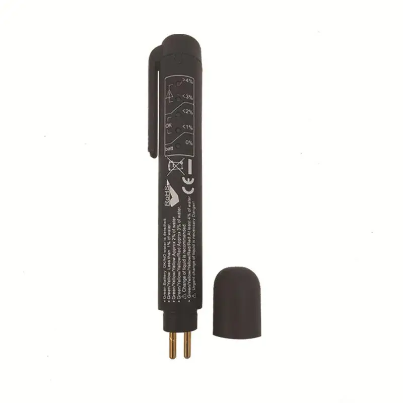 

Brake Fluid Liquid Tester Pen With 5 LED Indicators, Calibrated For DOT3/4/5.1 Brake Fluid