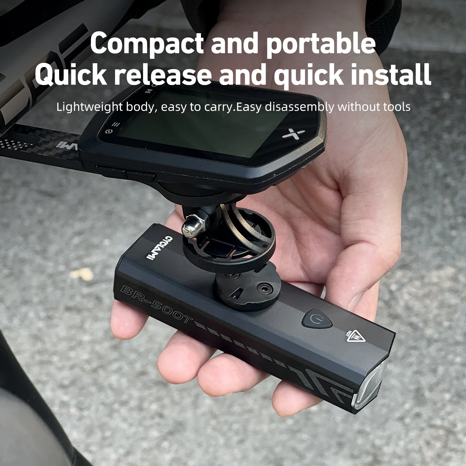 CYCLAMI Bicycle Front Light Bike Light 2000mAh Waterproof Headlights Flashlight Type-C Charging MTB Road Cycling Lamp image 5
