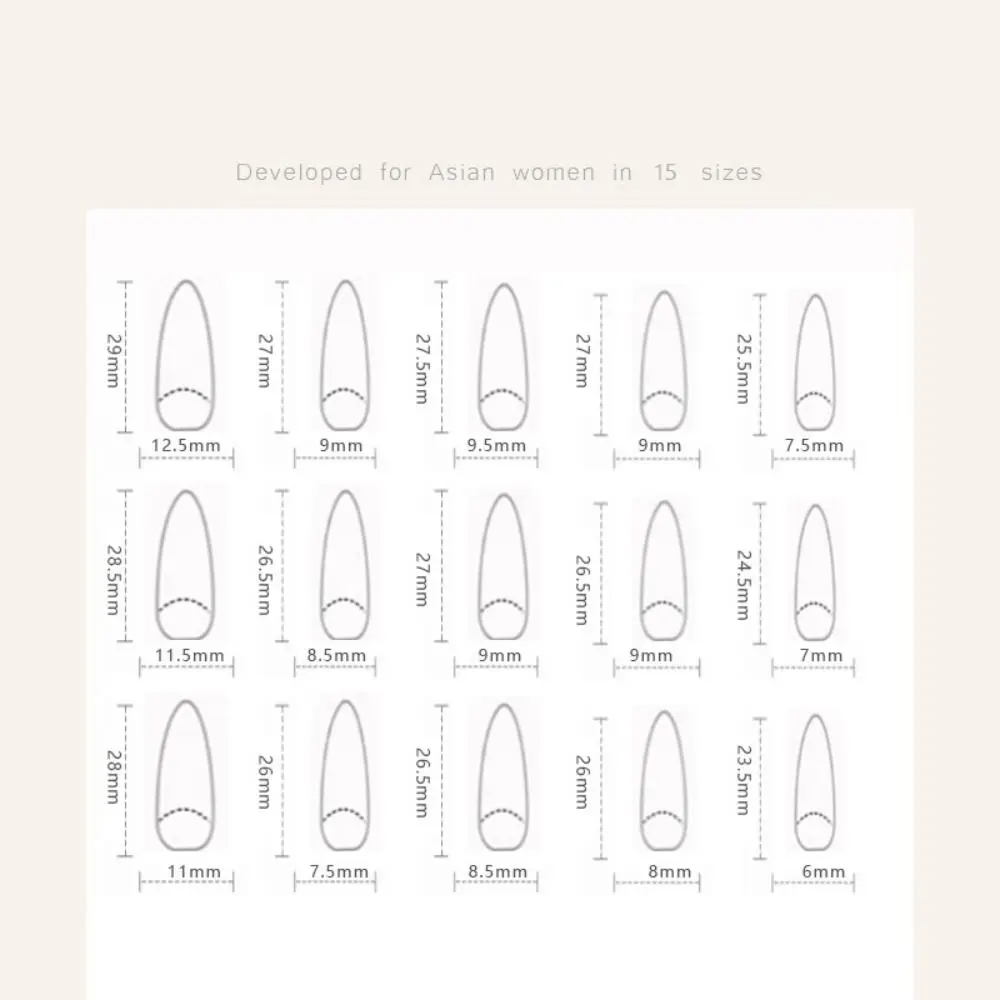 30 pièces longs amande Stiletto faux ongles français scintillant strass faux ongles violet amour coeur détachable presse sur les ongles femmes