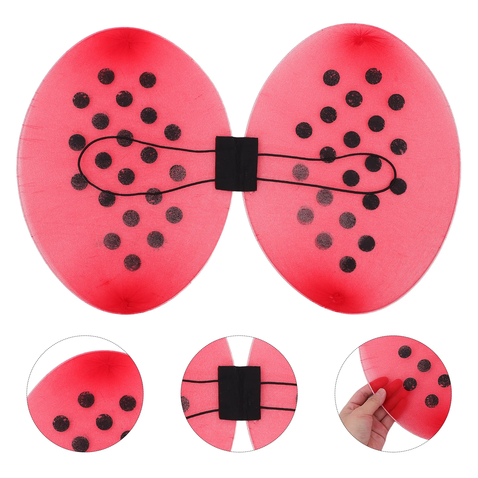 Składane Skrzydła Biedronki Lekki Kostium Dziecięcy na Halloween Urodziny Bal Maskowy Przebranie dla Małej Dziewczynki Rekwizyt Skrzydła