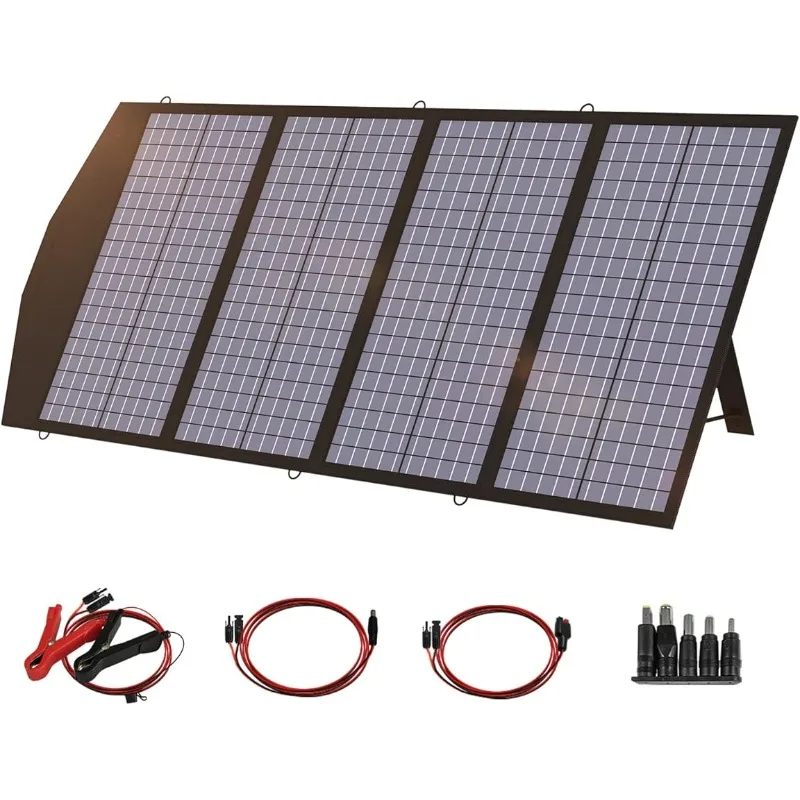 ALLPOWERS SP029 140W Portable Solar Panel Charger for Laptop Cellphone, Waterproof IP65 Foldable Solar Panel with MC- 4, DC