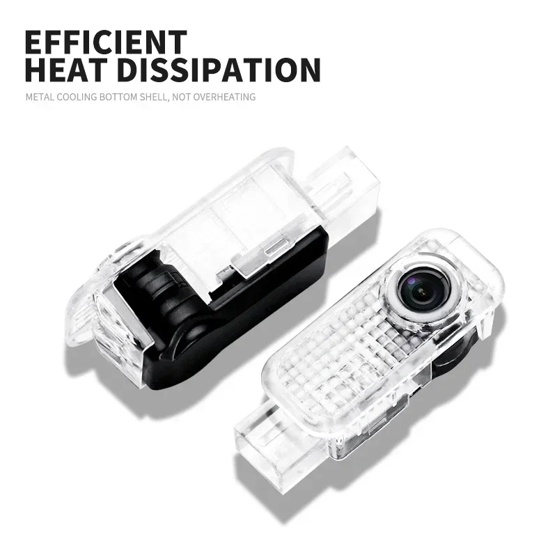 2 قطعة جهاز عرض (بروجكتور) ليد مصباح شبح الظل باب السيارة ترحيب ضوء لأودي Sline A1 A3 A4 A5 A6 A7 Q3 Q5 Q7 A8 SQ5 R8 B5 B6 B8 C5 C8 8P