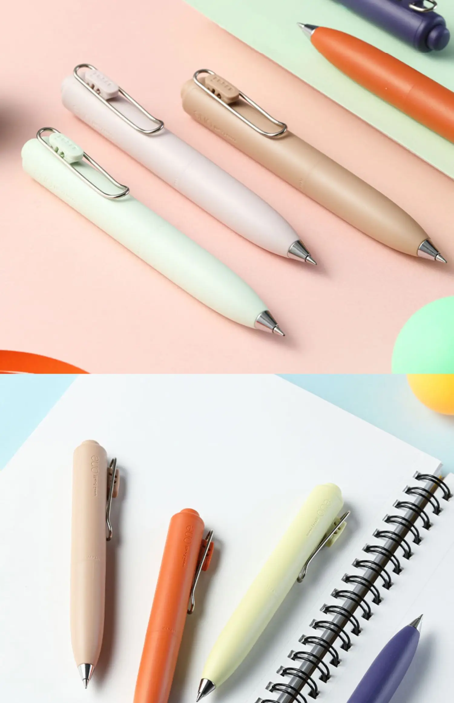 Uni Cute Mini Gelstift, Uniball UMN-SP Chubby Buntstift mit dickem schwarzem Tintenstrahl, Taschenstift, schnelltrocknend, wasserfest, Schulbedarf – Detail 18