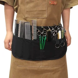 Adjustable Hair Scissor Bag Clips Comb Case Hairdressing Barber Waist Bags Holder Tool Salon Waist Pack Belt Storage Bag Apron