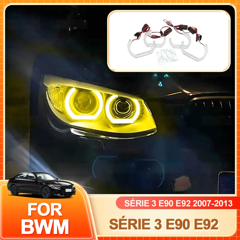 

Glasses Holder For BMW 3 Series E90 E92 E93 M3 Coupe Cabriolet 2007-2013 CS CSL Style Lemon Yellow DRL Angel Eyes Light Dayti