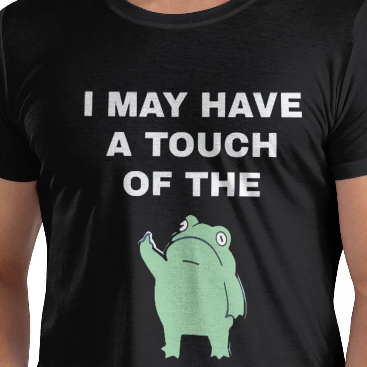 قد لدي لمسة من Tism 100% قطن تي شيرت رجالي كلاسيكي تي شيرت رجالي برقبة دائرية وأكمام قصيرة S-6XL