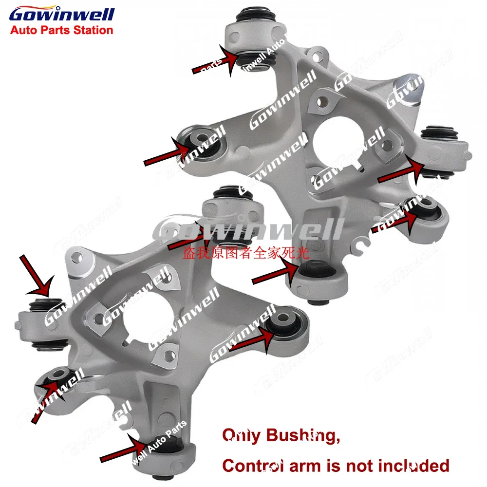10pcs Rear Steering Knuckle Bushing Kits for Tesla Model 3 Y 2017-2024 1044411-00-F 1044416-00-F 1188411-00-G 1188416-00-G