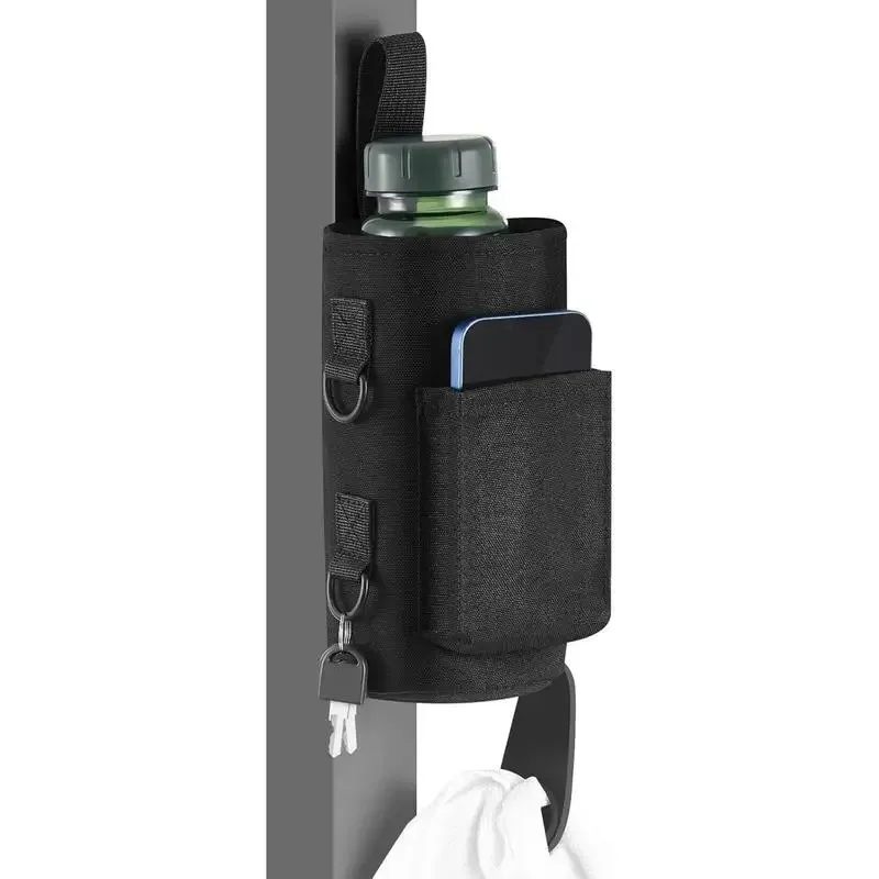 Magnetic Water Bottle Bag Non-Slip Gym Sling Bag Portable Bottle Holder Carrier for Fitness Workout Sports Accessories
