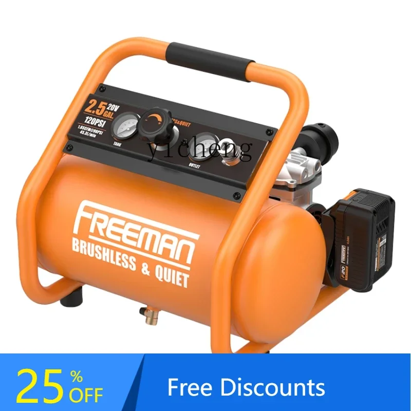 

A1 rechargeable cordless air compressor 4 liters lithium battery 10 liters small air pump mini electric air compressor