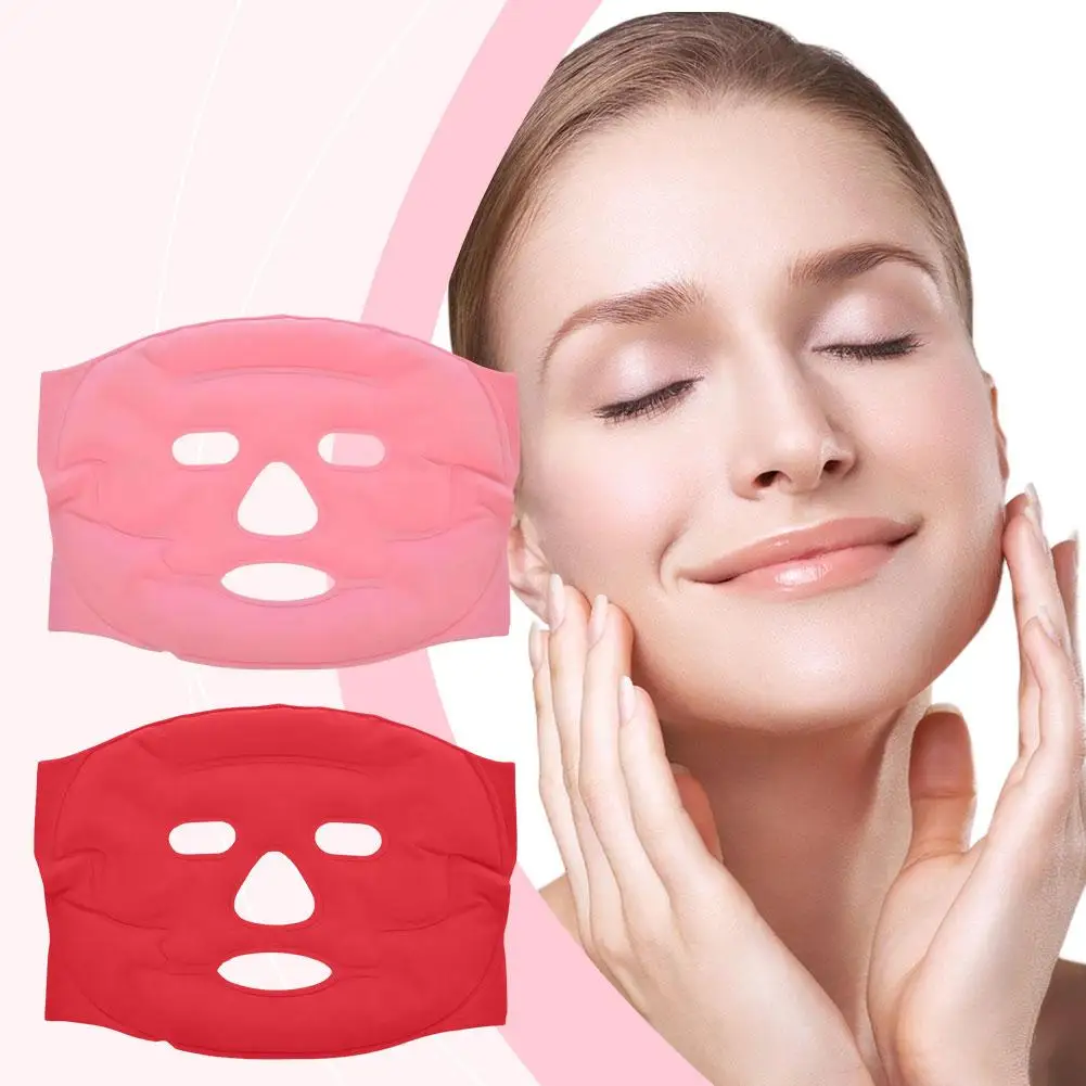 Relieve Fatigue Ice Gel Eye Face Mask Reduce Face Puff Reusable Pack Ice Heat and Sleeping Beads Compress Cold Gel Hot F8T9