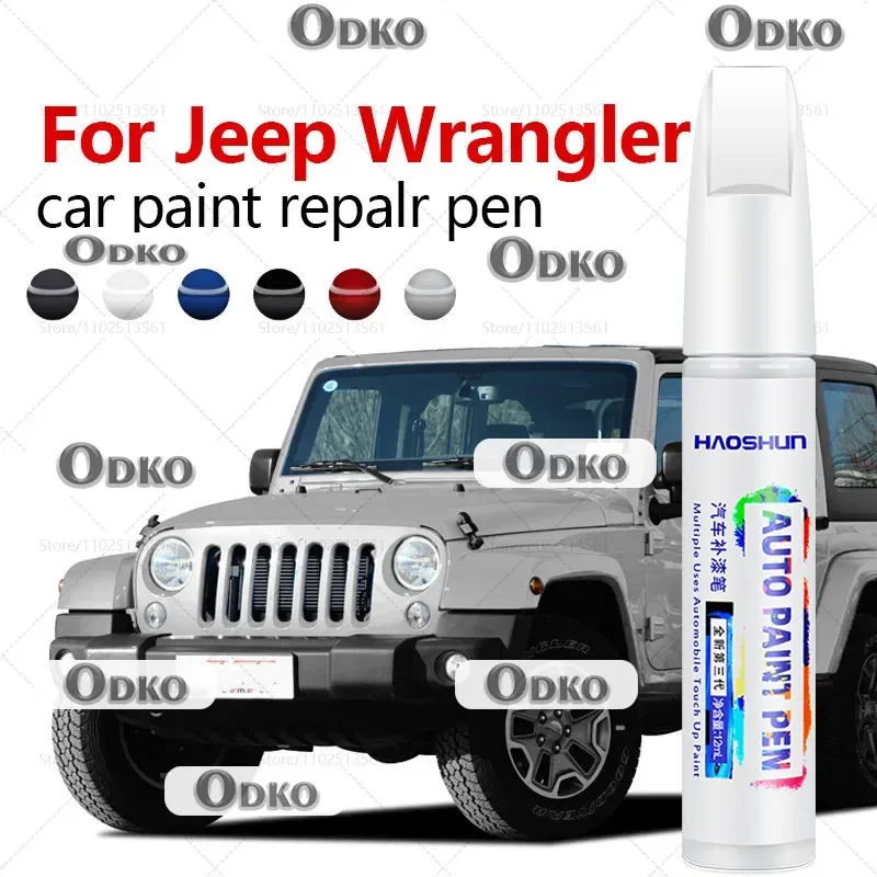 

Ручка для ремонта краски Jeep Wrangler 1987-2025 YJ YJ TJ JL, ручка для удаления царапин, сделай сам, автоаксессуары, черный, белый, синий, желтый