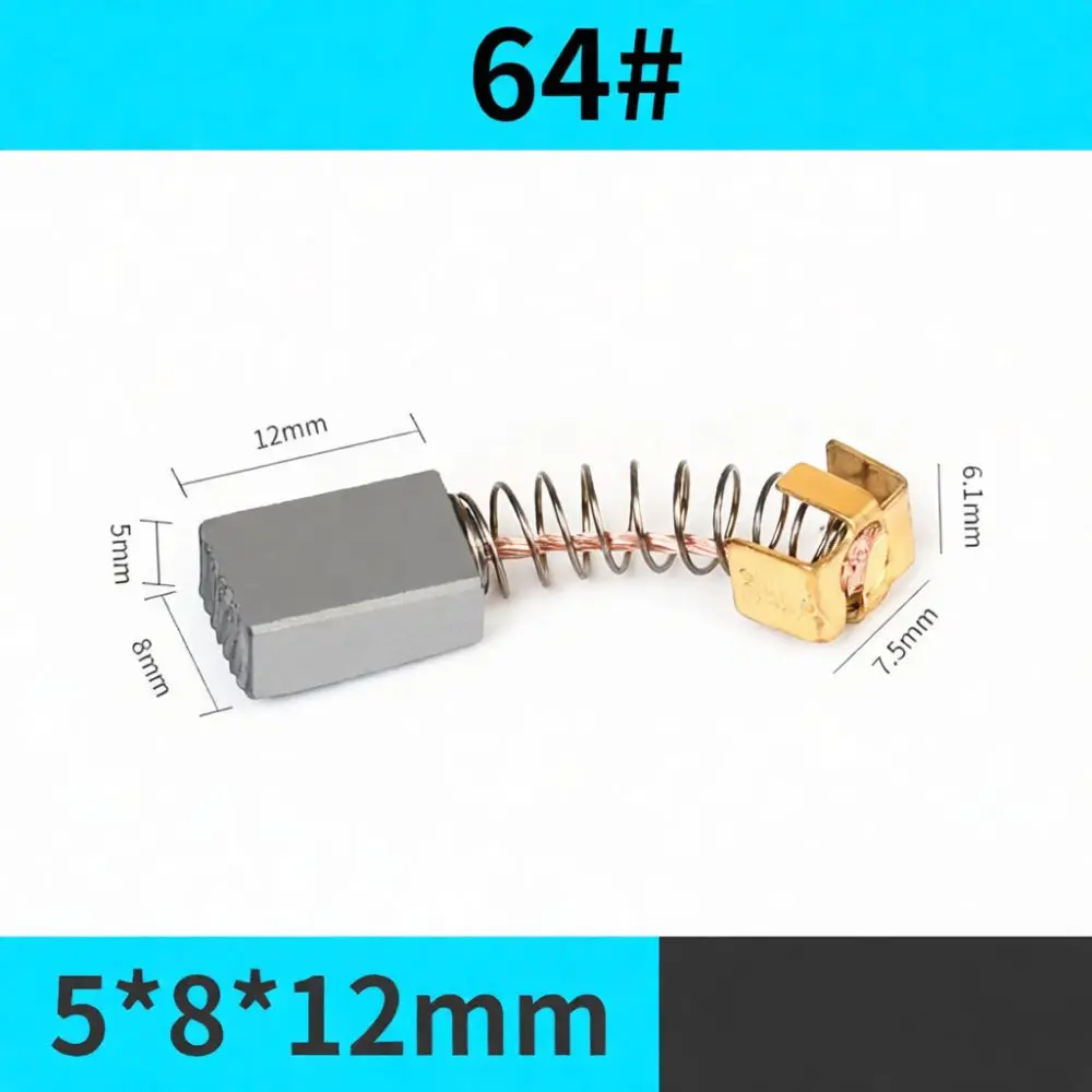 Universal Carbon Brushes For Electric Drill Motor Angle Grinder Washing Machine Vacuum Cleaner Replacement Spare Parts