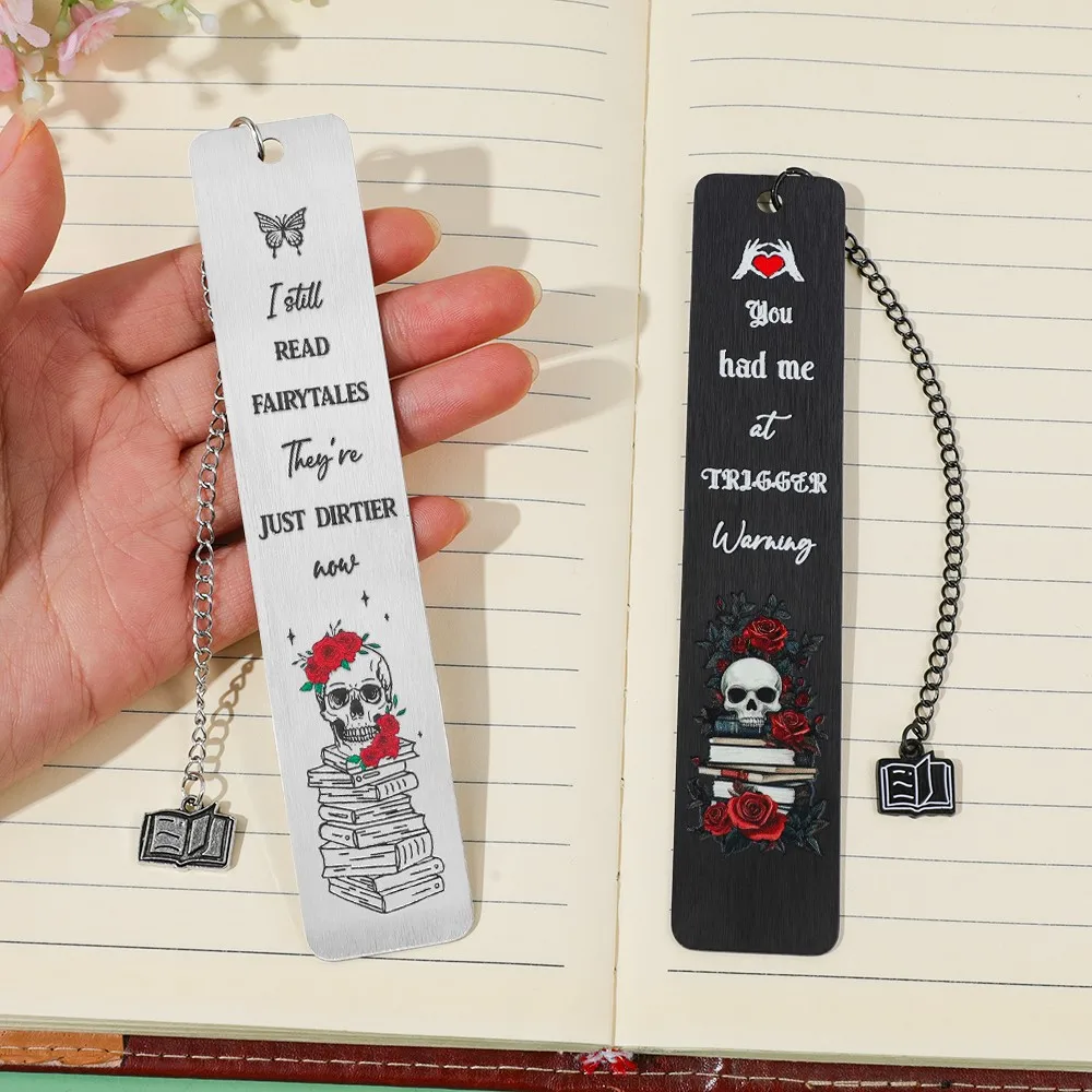 Dark Romantic Gothic Bookmarks Spicy Book Lover Book Charms Gothic Lover Favorite Gifts Dark Romantic Gifts for Women