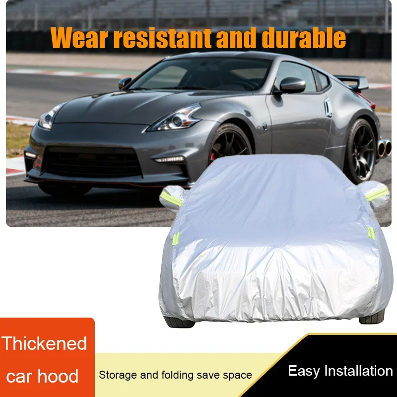 

Suitable for Nissan 370Z Z34 Outdoor Car UV Protection, Sunshade, Rain and Snow Windproof Cover, Thickened Car Cover