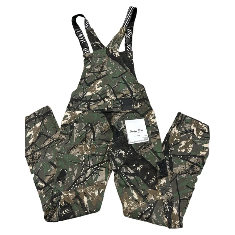 

Камуфляжные рабочие брюки в американском стиле ретро, ​​мужские свободные прямые брюки для активного отдыха, молодежные, энергичные, осенний сезон