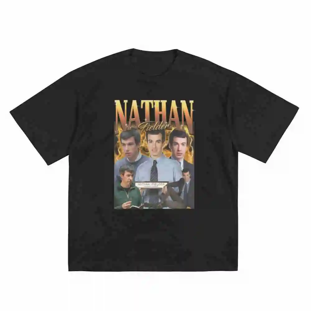 Nathan Fielder Short Sleeve Tee 100% Cotton T-Shirt