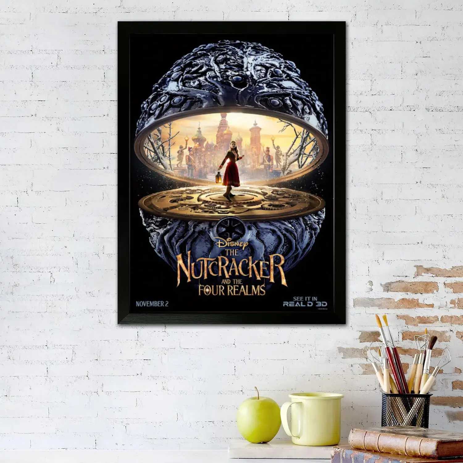 The Nutcracker and the Four Realms Canvas Art Poster and Wall Art Picture Print, Modern Family Bedroom Decor Posters