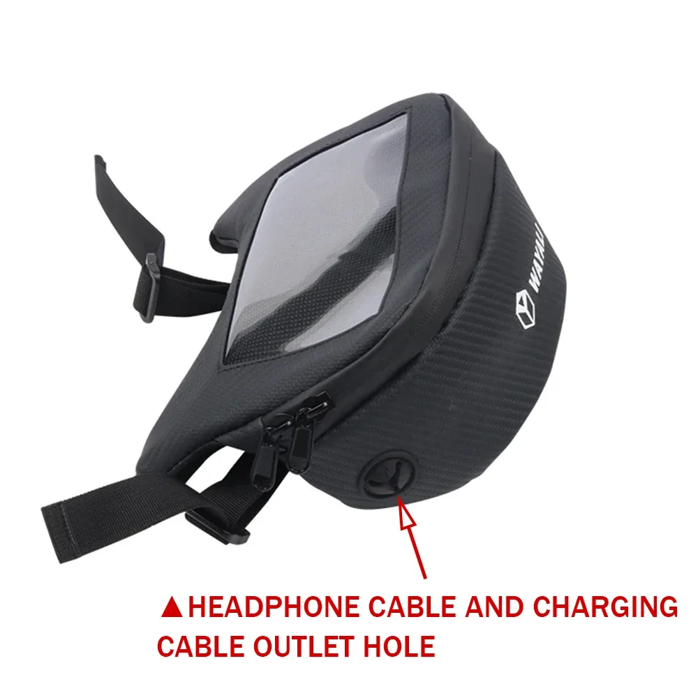 ل SYM MAXSYM 600 TL 508 500 TL508 TL500 اكسسوارات الهاتف مشحونة لاسلكيًا لتحديد المواقع والملاحة حقيبة أداة أكياس تخزين الأمتعة حقيبة #5