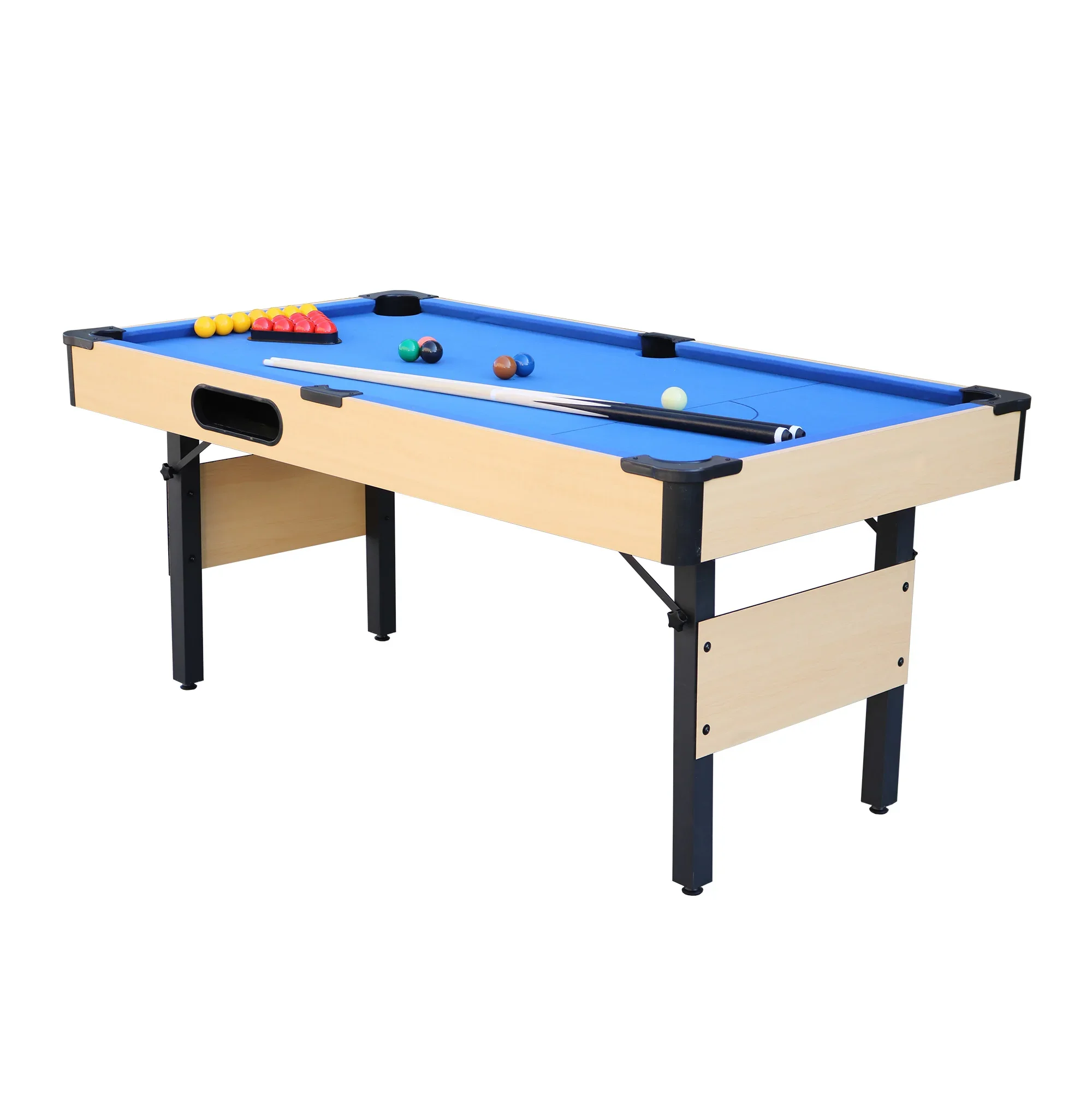 Hot Sales OEM 6ft Foldable Pool Table: High-Quality Mdf Snooker Billiards, Portable For Home, Custom