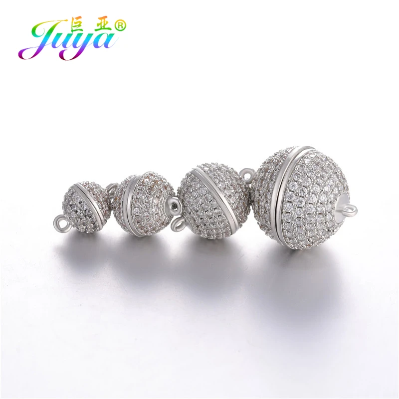 Juya DIY Fastener Hooks Supplies Handmade Connector Magnet Clasps Accessories For Needlework Pearls Beads Jewelry Making