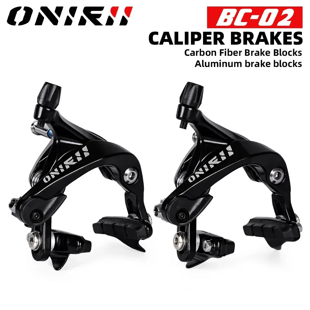 ONIRII Caliper Brake C- Brake with Block Pads Carbon Alu Dual Pivo Single Hole Mount for Road Bike105 R7000 BR-R8000 NEW