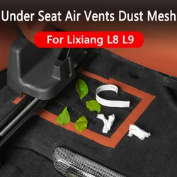 Dust Net Under Car Seat for Li Lixiang L9 L8 L7 L6 Leading Ideal Prevent Blockage Protect Air Outlet Screen Interior Accessories