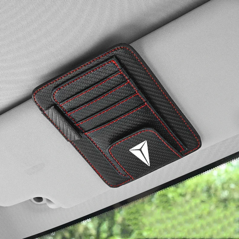 Car Sun Visor Organizer Multi-Pocket Business Card Storage For Changan Deepal SL03 L07 Deepal S07 S7 2023 2024 Auto Accessories